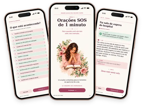 Bônus Orações SOS de 1 Minuto